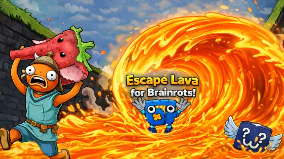 Play Escape Lava for Brainrots! now!