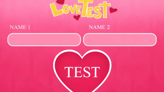 Love Tester game Play Love Tester game