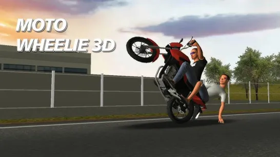 Moto Wheelie 3D game Play Moto Wheelie 3D game