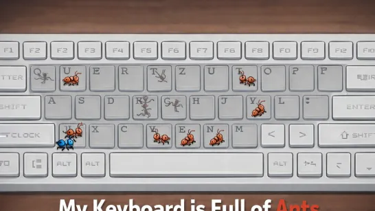 My Keyboard is Full of Ants game Play My Keyboard is Full of Ants game