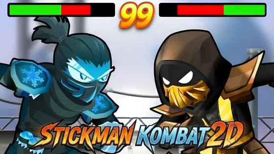 Play Stickman Kombat 2D now!