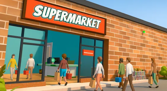 Supermarket Simulator: Desert game Play Supermarket Simulator: Desert game