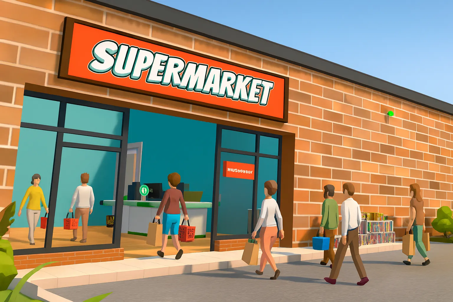 Play Supermarket Simulator: Desert now!
